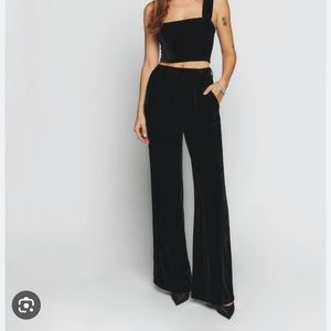 Reformation Petites Wes Velvet Pant